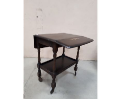  Sale Item:    OAK ERCOL STYLE TROLLEY (AF)   Vat Status:   No Vat   Buyers Premium:  This lot is subject to a Buyers Premium
