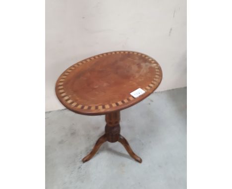  Sale Item:    INLAID TRIPOD BASE TABLE   Vat Status:   No Vat   Buyers Premium:  This lot is subject to a Buyers Premium of 