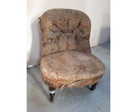  Sale Item:    19TH CENTURY NURSING CHAIR (AF)   Vat Status:   No Vat   Buyers Premium:  This lot is subject to a Buyers Prem