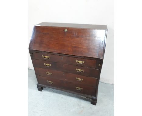  Sale Item:    OAK FALL FRONT BUREAU (AF)   Vat Status:   No Vat   Buyers Premium:  This lot is subject to a Buyers Premium o