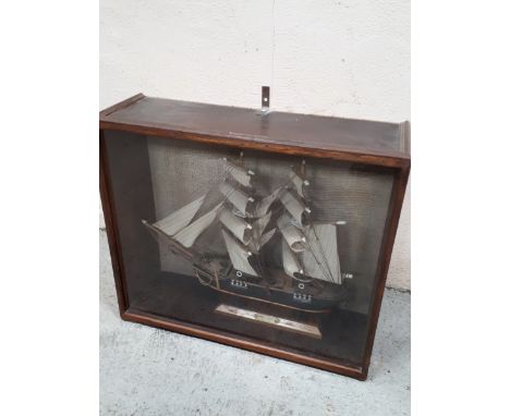  Sale Item:    BRIG BARGA MODEL SHIP   Vat Status:   No Vat   Buyers Premium:  This lot is subject to a Buyers Premium of 15%
