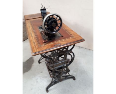  Sale Item:    FAULDELS LTD LONDON SEWING MACHINE  Vat Status:   No Vat   Buyers Premium:  This lot is subject to a Buyers Pr