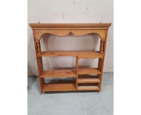  Sale Item:    PINE SHELF UNIT (AF)   Vat Status:   No Vat   Buyers Premium:  This lot is subject to a Buyers Premium of 15% 