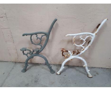  Sale Item:    PAIR GARDEN SEAT ENDS   Vat Status:   No Vat   Buyers Premium:  This lot is subject to a Buyers Premium of 15%