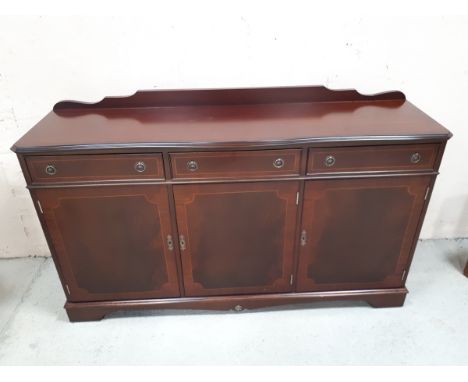  Sale Item:    MAHOGANY SIDEBOARD   Vat Status:   No Vat   Buyers Premium:  This lot is subject to a Buyers Premium of 15% + 