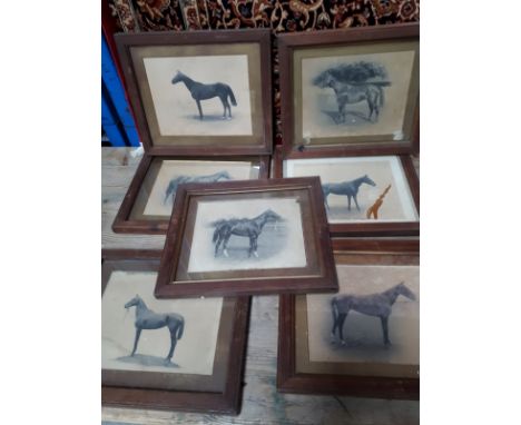  Sale Item:    7 FRAMED 20TH CENTURY RACE HORSE PHOTOS (AF)  Vat Status:   No Vat   Buyers Premium:  This lot is subject to a