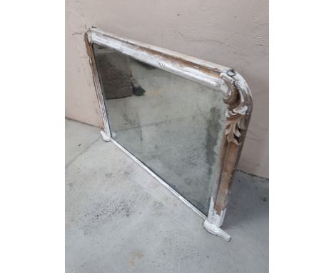 Sale Item:    DISTRESSED OVERMANTLE MIRROR(AF)   Vat Status:   No Vat   Buyers Premium:  This lot is subject to a Buyers Pre