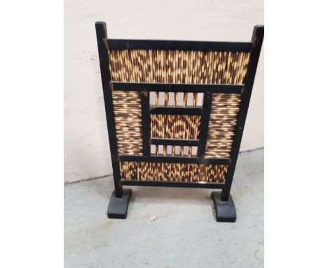  Sale Item:    PORCUPINE QUILL FIRESCREEN (AF)   Vat Status:   No Vat   Buyers Premium:  This lot is subject to a Buyers Prem