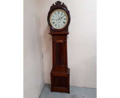  Sale Item:    MAHOGANY G F CLOCK MCOWAN CRIEFF (AF)  Vat Status:   No Vat   Buyers Premium:  This lot is subject to a Buyers