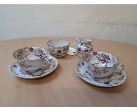  Sale Item:    CONTINENTAL PORCELAIN TEA FOR 2 (AF)  Vat Status:   No Vat   Buyers Premium:  This lot is subject to a Buyers 