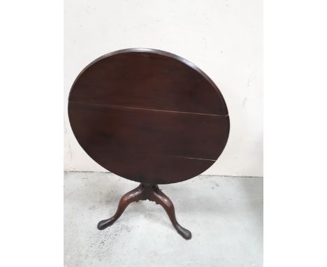  Sale Item:    MAHOGANY TILTING TABLE ON TRIPOD BASE (AF)  Vat Status:   No Vat   Buyers Premium:  This lot is subject to a B