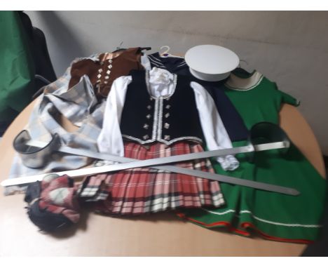  Sale Item:    HIGHLAND DANCING OUTFITS & SWORDS (AF)  Vat Status:   No Vat   Buyers Premium:  This lot is subject to a Buyer