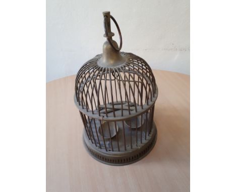  Sale Item:    BRASS BIRD CAGE   Vat Status:   No Vat   Buyers Premium:  This lot is subject to a Buyers Premium of 15% + Vat