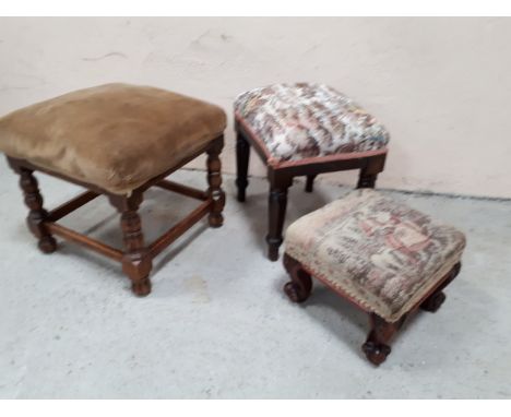  Sale Item:    3 FOOT STOOLS (AF)   Vat Status:   No Vat   Buyers Premium:  This lot is subject to a Buyers Premium of 15% + 