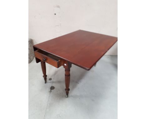  Sale Item:    MAHOGANY PEMBROKE TABLE   Vat Status:   No Vat   Buyers Premium:  This lot is subject to a Buyers Premium of 1