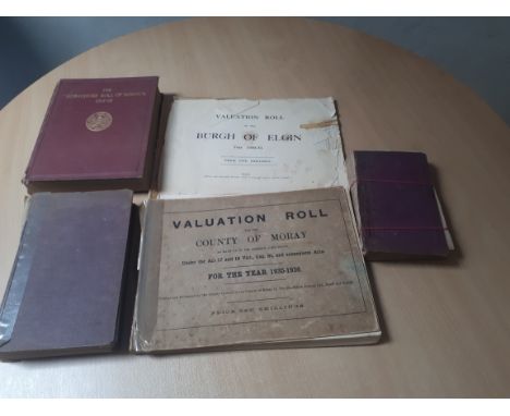  Sale Item:    MORAY ROLL OF HONOUR VALUATION ROLL & THE WOLF OF BADENOCH (AF)  Vat Status:   No Vat   Buyers Premium:  This 