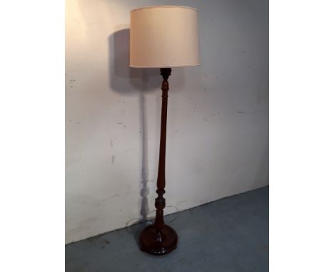  Sale Item:    MAHOGANY STANDARD LAMP   Vat Status:   No Vat   Buyers Premium:  This lot is subject to a Buyers Premium of 15