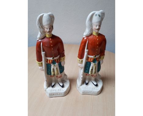  Sale Item:    PAIR GORDON HIGHLANDER FIGURES   Vat Status:   No Vat   Buyers Premium:  This lot is subject to a Buyers Premi