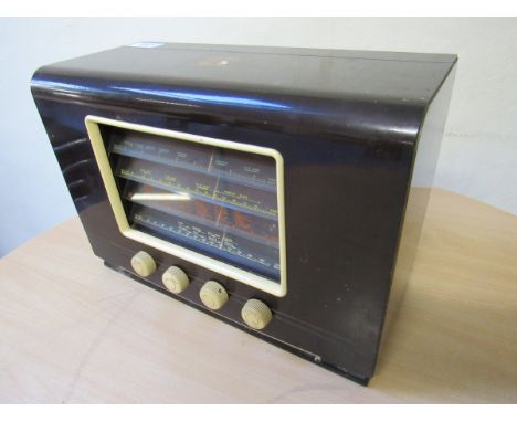  Sale Item:    HMV VINTAGE RADIO (AF)   Vat Status:   No Vat   Buyers Premium:  This lot is subject to a Buyers Premium of 15