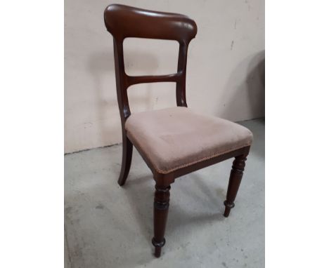 Sale Item:    MAHOGANY D R CHAIR   Vat Status:   No Vat   Buyers Premium:  This lot is subject to a Buyers Premium of 15% + 