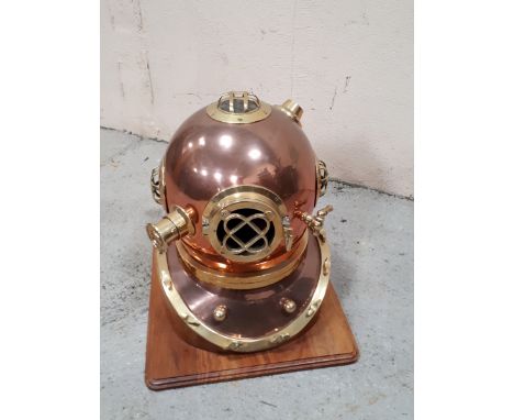  Sale Item:    COPPER REPRO DIVING HELMET   Vat Status:   No Vat   Buyers Premium:  This lot is subject to a Buyers Premium o