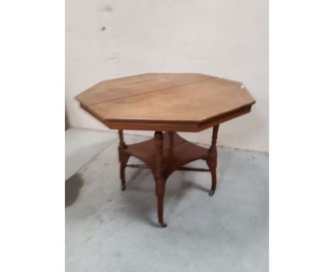  Sale Item:    OAK OCTAGONAL TABLE (AF)   Vat Status:   No Vat   Buyers Premium:  This lot is subject to a Buyers Premium of 