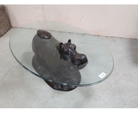  Sale Item:    MARK STODDART HIPPO TABLE WALK ON THE WILD SIDE LTD EDIT. No.49  Vat Status:   No Vat   Buyers Premium:  This 