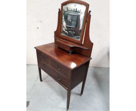  Sale Item:    MAHOGANY INLAID DRESSING TABLE (AF)  Vat Status:   No Vat   Buyers Premium:  This lot is subject to a Buyers P