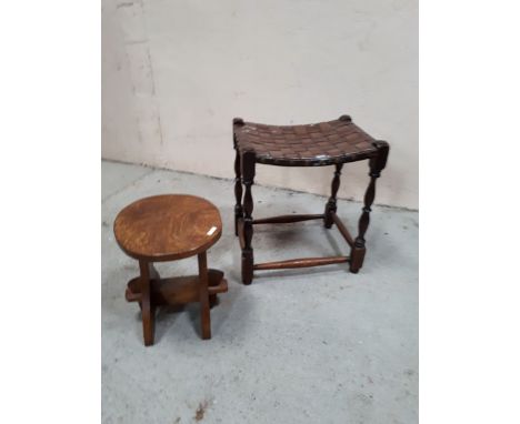  Sale Item:    2 STOOLS   Vat Status:   No Vat   Buyers Premium:  This lot is subject to a Buyers Premium of 15% + Vat @ 20% 