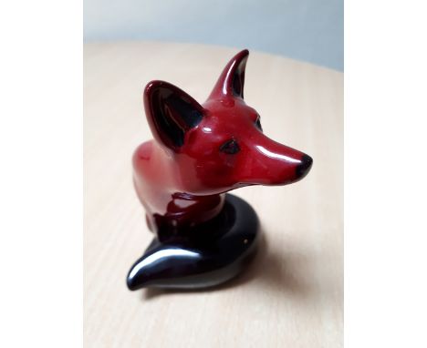  Sale Item:    ROYAL DOULTON FLAMINGO FOX   Vat Status:   No Vat   Buyers Premium:  This lot is subject to a Buyers Premium o