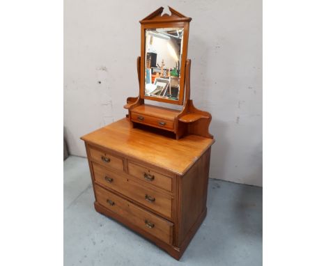  Sale Item:    FRUITWOOD DRESSING CHEST   Vat Status:   No Vat   Buyers Premium:  This lot is subject to a Buyers Premium of 