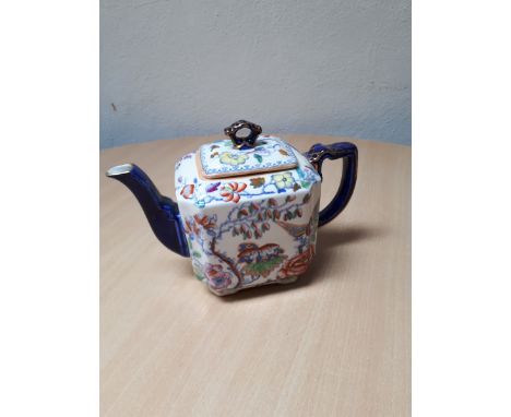  Sale Item:    MASONS IRONSTONE TEAPOT   Vat Status:   No Vat   Buyers Premium:  This lot is subject to a Buyers Premium of 1