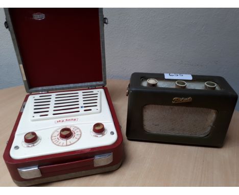  Sale Item:    2 RADIOS- EVER READY SKY BABY & ROBERTS (AF)  Vat Status:   No Vat   Buyers Premium:  This lot is subject to a