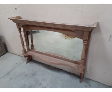  Sale Item:    STRIPPED MAHOGANY OVERMANTLE(AF)   Vat Status:   No Vat   Buyers Premium:  This lot is subject to a Buyers Pre