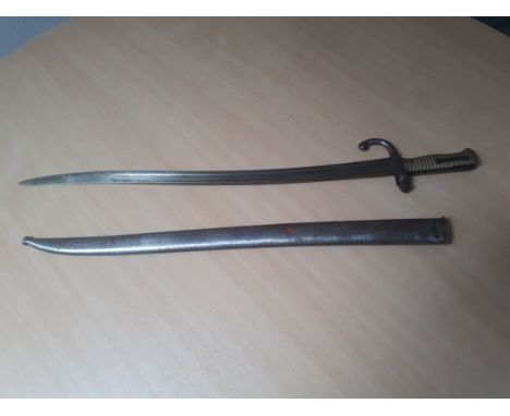  Sale Item:    BAYONET 70 CMS (2104 9D MARKS)   Vat Status:   No Vat   Buyers Premium:  This lot is subject to a Buyers Premi
