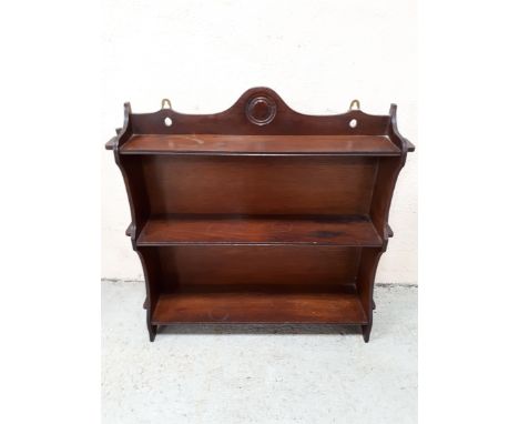  Sale Item:    MAHOGANY SHELF UNIT   Vat Status:   No Vat   Buyers Premium:  This lot is subject to a Buyers Premium of 15% +