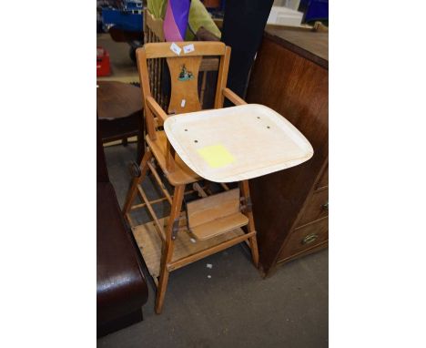 Vintage child's highchair