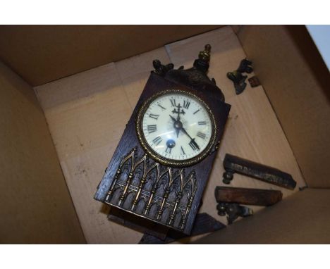 Reproduction gothic style mantel clock (a/f)