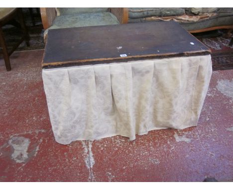 A stained pine trunk 90cm wide 