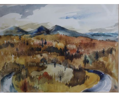 R. MacDonald Scott (Scottish 20th Century)LandscapeWatercolourSigned lower right37cm x 49.5cm;And another unsigned watercolou