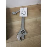 (2) Adjustable Wrenches
