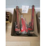 (4) 12" - 18" Pipe Wrenches