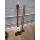 Stanley 57-544 Dead Blow Sledge Hammer, with Wood Handle 5-Lb. Sledge