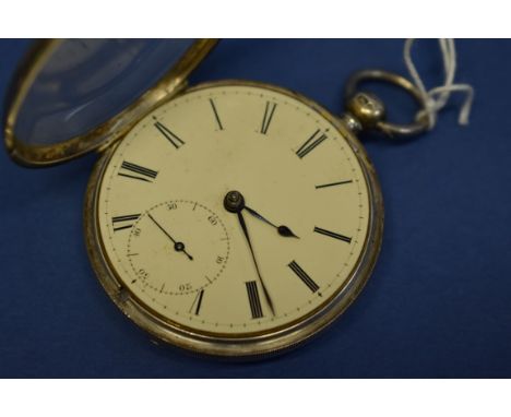 A silver open faced key wind pocket watch, signed G. Humpries & Will Eccleston, Liverpool, having enamel Roman numerals and s