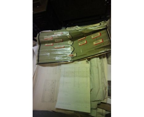 Large Group of Board of Trade Utility Furniture Original Drawings / Plans plus Various Other Drawings plus 'The Ercol Lion pr