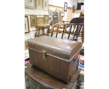 Victorian Tin Travelling Trunk