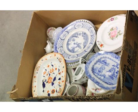 Collection of Good Quality Ceramics including Spode, Creamware, Ironstone, etc
