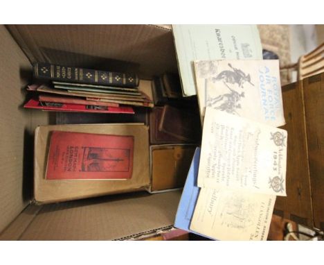 Group of Vintage Books and Pamphlets including Mrs Beeton's Household Management, Liverpool Football Club Handbook 1949 - 50,