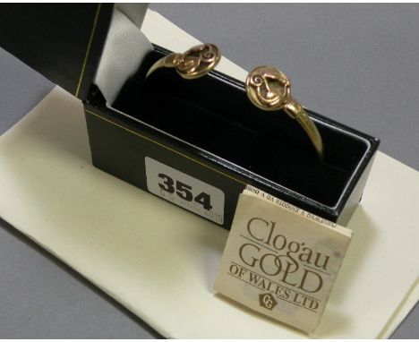 9ct Gold Clogau Torque Bangle