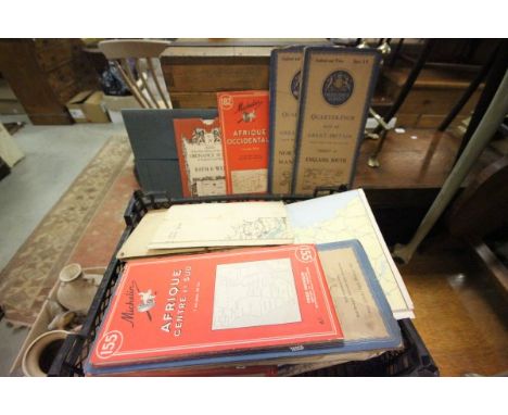 Quantity of Vintage Maps including some Ordnance Survey